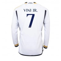 Real Madrid Vinicius Junior #7 Replica Home Shirt 2023-24 Long Sleeve